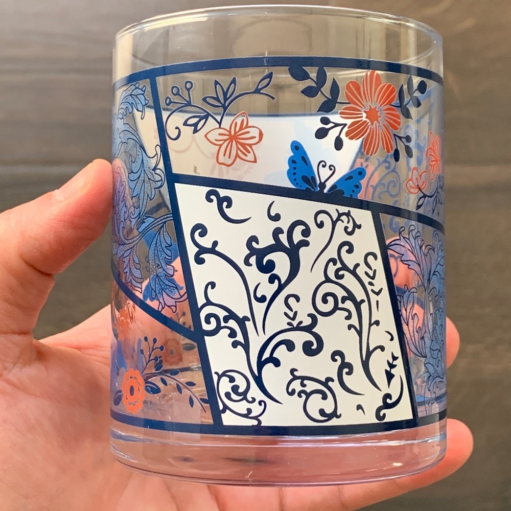 Artisan handcrafted and painted glasses